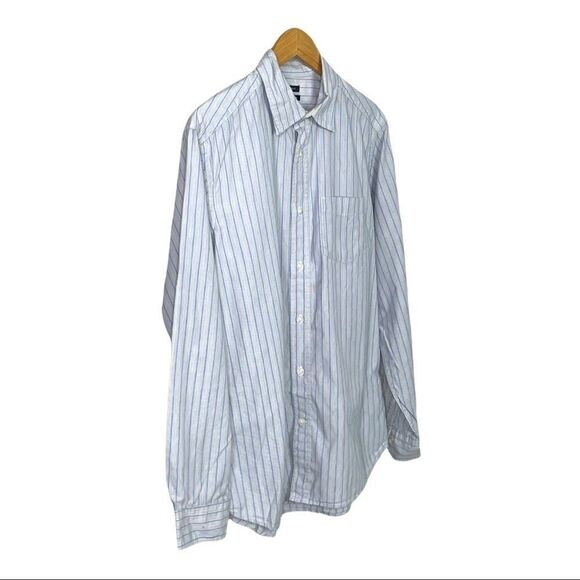 Gap Factory Men’s striped Button Down classic Fit shirt size M NWOT - Picture 4 of 9